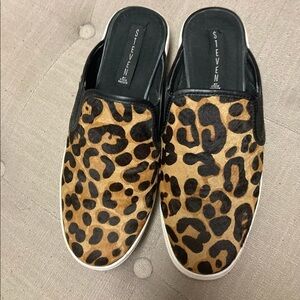 Steve‎ Madden calf hair slides/mules